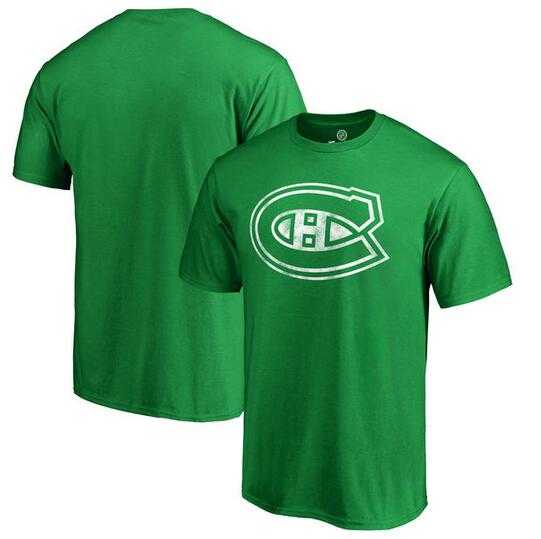 Men's Montreal Canadiens Fanatics Branded St. Patrick's Day White Logo T-Shirt Kelly Green FengYun,We sell and wholesale Men's Montreal Canadiens Fanatics Branded St. Patrick's Day White Logo T-Shirt Kelly Green FengYun on line form chian!